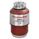 KitchenAid Red Continuous Feed Garbage Disposal with SoundSeal Technology 