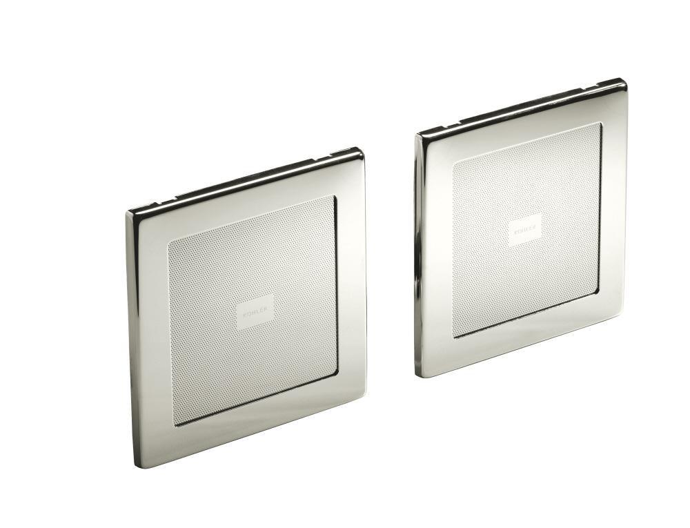 KOHLER Vibrant&reg; Polished Nickel Pair of Speaker 