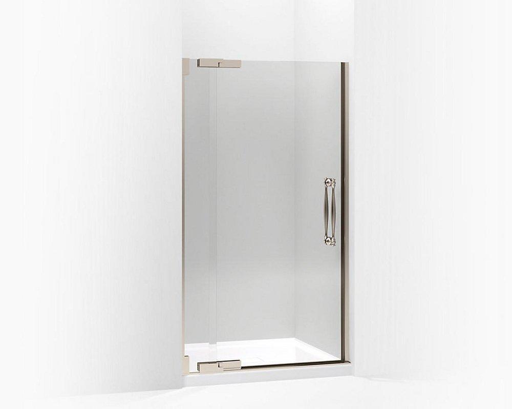 KOHLER Brushed Nickel 48 in. Shower Door Assembly Kit 