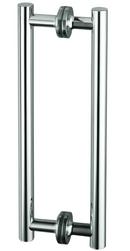 2-1/2 x 2 in. Pivot 14 in. Shower Door Handle in Bright Polished Silver