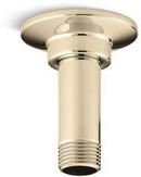 3 in. Ceiling Mount Shower Arm and Flange in French Gold