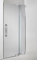 Shower Door Assembly Kit (Glass and Handle Not Included) in Bright Polished Silver