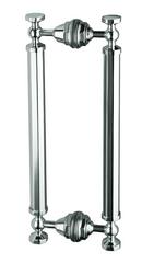 14 in. Shower Door Handle in Bright Polished Silver