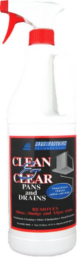 1 qt Liquid Clean and Clear Condensate Pan and Drain Treatment