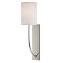 1-Light Incandescent Wall Sconce in Polished Nickel