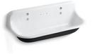 KOHLER White 4 ft. Cast Iron Wash Service Sink 