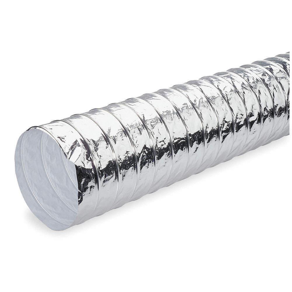 Atco Rubber Products Silver 25 ft. Silver Uninsulated Flexible Air Duct 