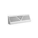 PROSELECT® White Residential Baseboard Diffuser in White Steel 