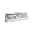 PROSELECT® White Residential Baseboard Diffuser in Brown Steel 