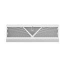 3/4 in. x 1-1/5 in. x 18 in. Residential Baseboard Diffuser in White Steel