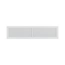 30 x 6 in. Residential 1-way Stamped Fin Baseboard Return Grille in White Steel