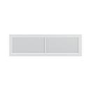 30 x 8 in. Residential 1-way Stamped Fin Baseboard Return Grille in White Steel