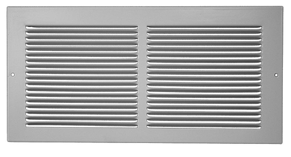 PROSELECT&reg; White 14 x 6 in. Residential Return Grille in White Steel 