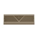 1-1/5 in. x 1-1/5 in. x 18 in. Residential Baseboard Diffuser in Brown Steel
