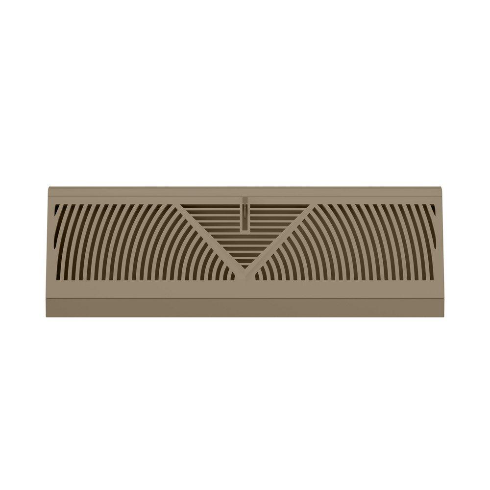 PROSELECT® Brown Residential Baseboard Diffuser in Brown Steel 