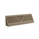 PROSELECT&reg; Brown Residential Baseboard Diffuser in Brown Steel 