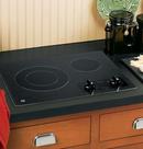 GE&reg; Black 2 Burner Smoothtop Cooktop 