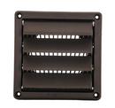 FAMCO&reg; Brown 6 in. Fixed Plastic Wall Vent With Louver 