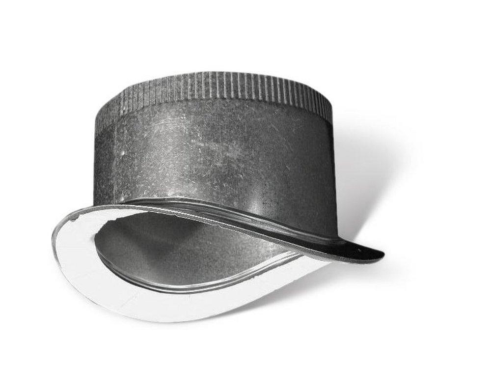 Galvanized Steel Saddle in Round Duct 