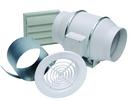 S&P USA Ventilation Off White Bathroom Exhaust Fan in Off White 