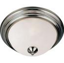 Maxim Lighting&reg; Satin Nickel 13-1/2 in. 2-Light Flushmount with Frosted Glass Shade 