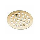 4- 1/4 in. Round Shower Drain Cover with Screw Antique Bronze