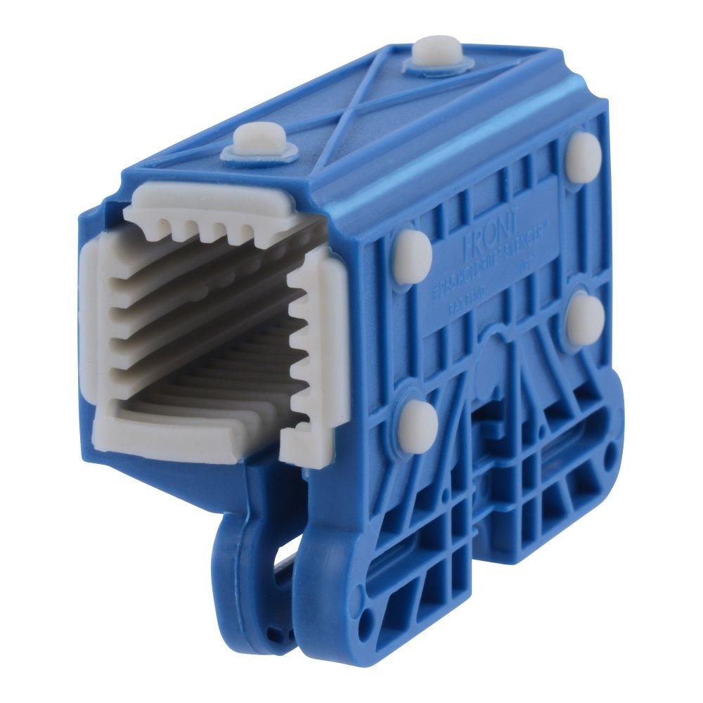 HoldRite™ Medium Blue Zinc Plated Plastic Pipe Clamp 