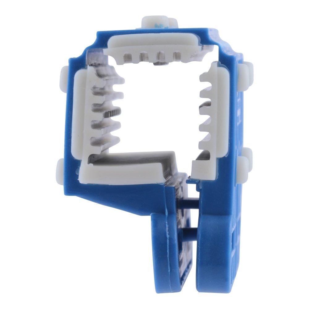 HoldRite™ Medium Blue Zinc Plated Plastic Pipe Clamp 