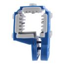 HoldRite™ Medium Blue Zinc Plated Plastic Pipe Clamp 