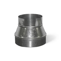 12 in. x 8 in. 26 ga Galvanized No-Crimp Duct Reducer
