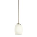 Kichler Lighting Brushed Nickel 14 in. 100W 1-Light Mini Pendant 