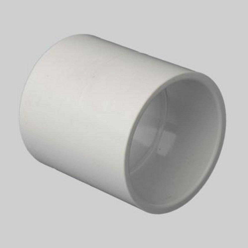 DiversiTech&reg; White PVC Coupling in White 