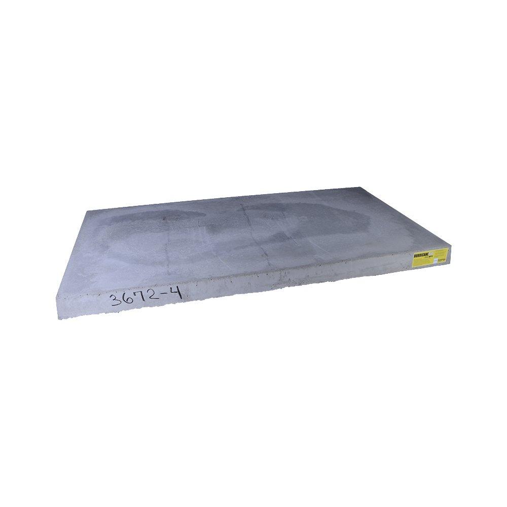 38 in. x 52 in. x 4 in. Concrete Equipment Pad - Grey image number 0