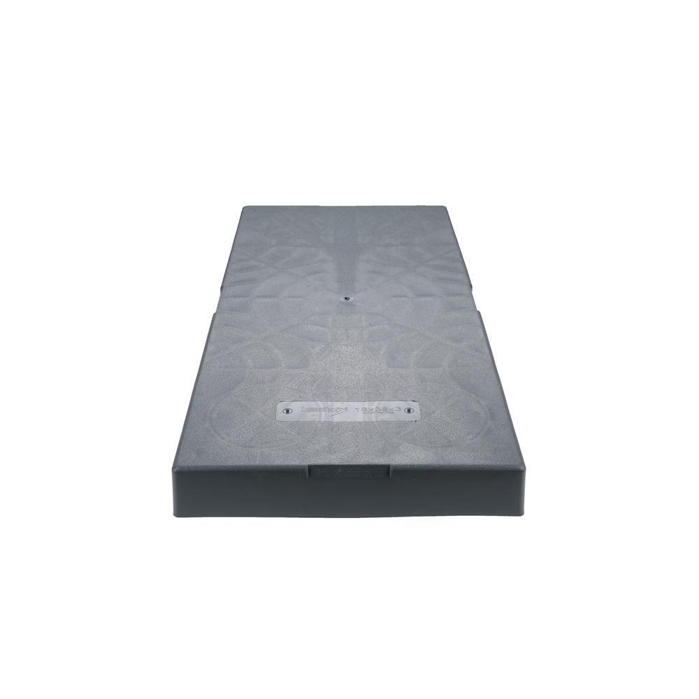 DiversiTech&reg; Grey Equipment Pad Plastic 