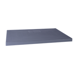 18 in. x 38 in. x 3 in. Plastic Equipment Pad - Grey