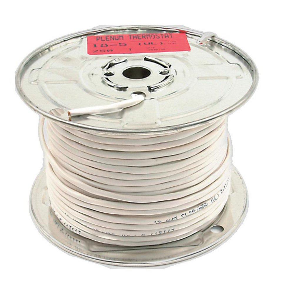 DiversiTech&reg; White Plenum Thermostat Wire 