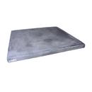 48 in. x 54 in. x 3 in. Concrete and Foam Equipment Pad - Grey