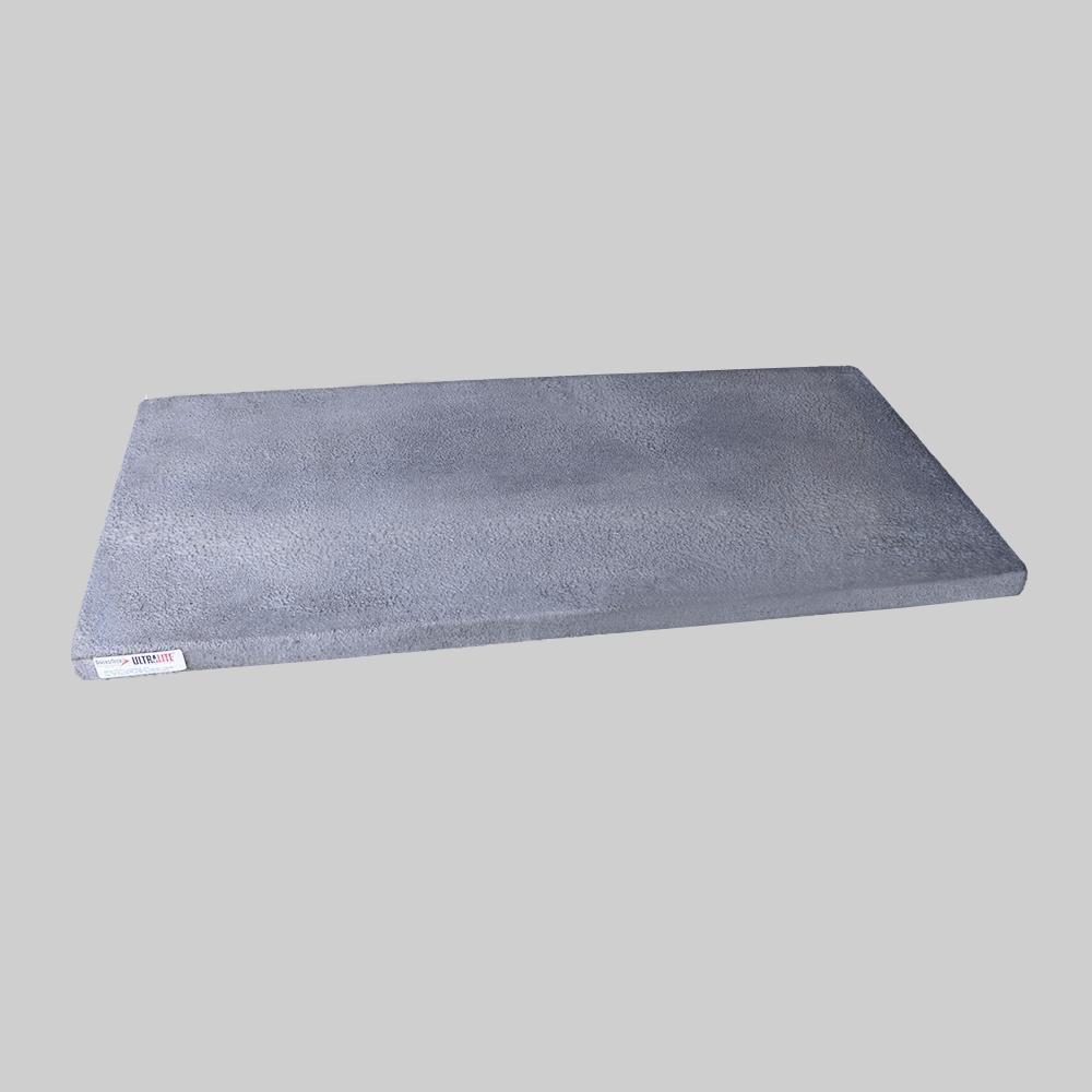 DiversiTech&reg; Grey 24 x 2 in. Equipment Pad Concrete and Plastic 