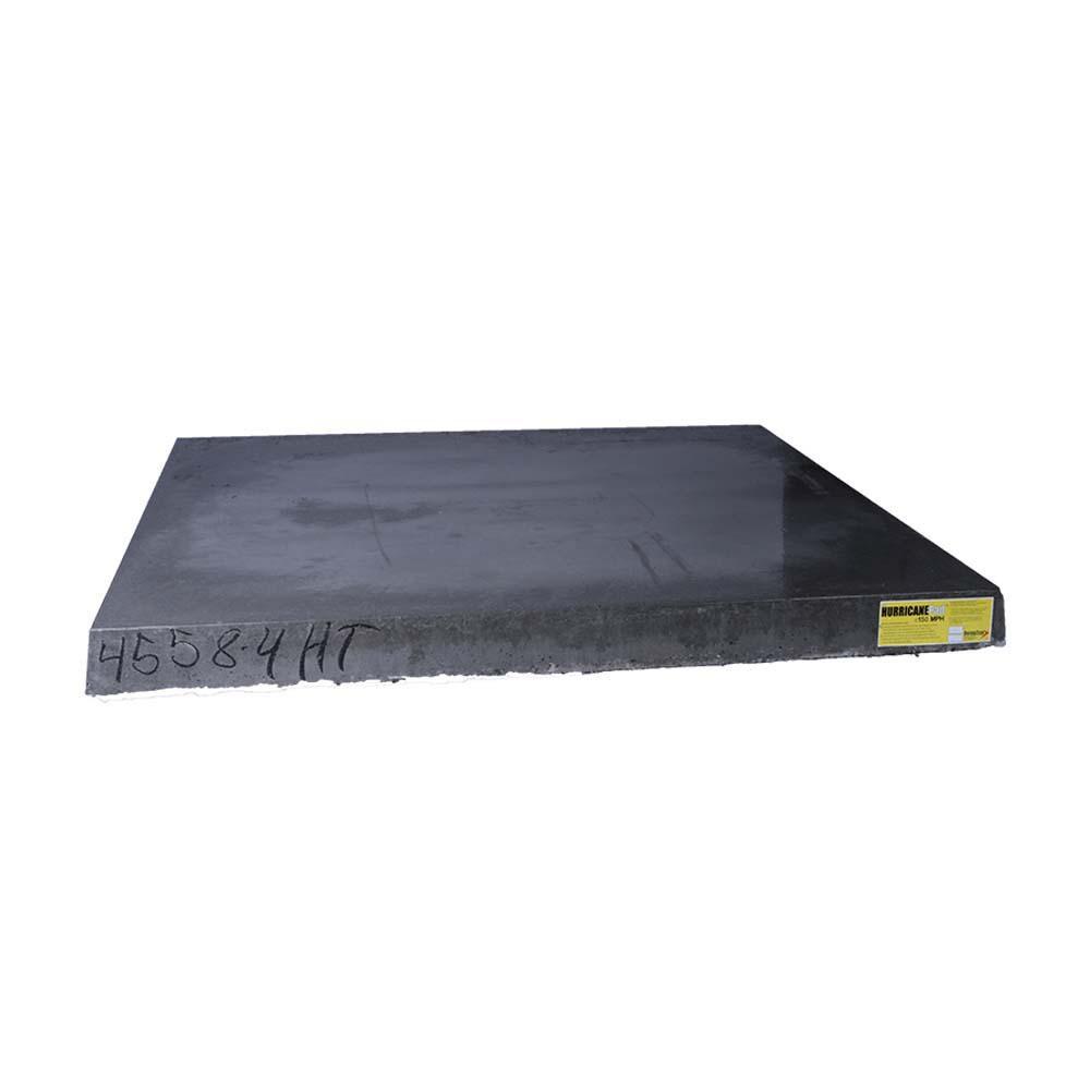 DiversiTech&reg; Grey 45 x 4 in. Equipment Pad Concrete and Plastic 