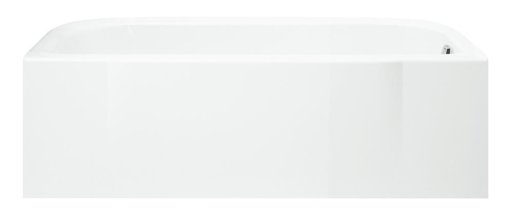 Sterling White 60 x 30 in. Soaker Alcove Bathtub in White 