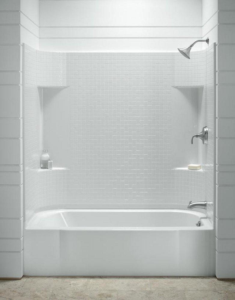 Sterling White 60 x 30 in. Soaker Alcove Bathtub in White 