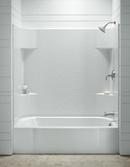 Sterling White 60 x 30 in. Soaker Alcove Bathtub in White 