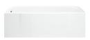 Sterling White 60 x 30 in. Soaker Alcove Bathtub Left Drain 