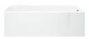 Sterling White 60 x 30 in. Soaker Alcove Bathtub Right Drain 