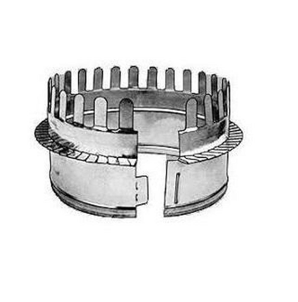Galvanized Steel Starting Collar in Round Duct 