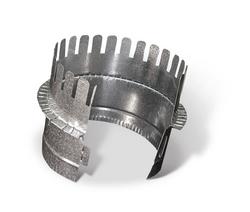 4 in. Galvanized Steel Starting Collar in Round Duct