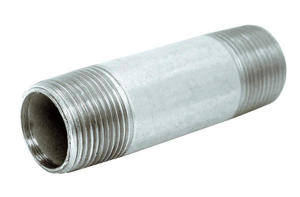 1-1/4 in. NPT Schedule 40 Standard Domestic Galvanized Welded Steel Nipple 