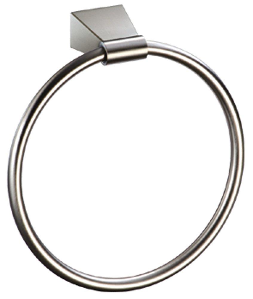 Gatco Satin Nickel Round Closed Towel Ring 