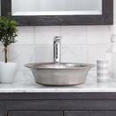 Native Trails Brushed Nickel Vessel Mount Bathroom Sink 