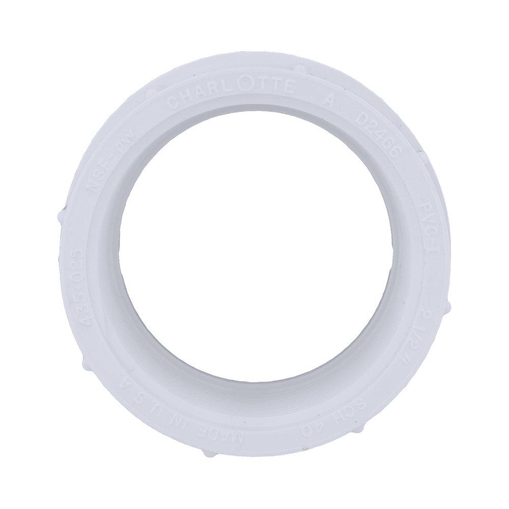 White PVC Schedule 40 Female Adapter 
